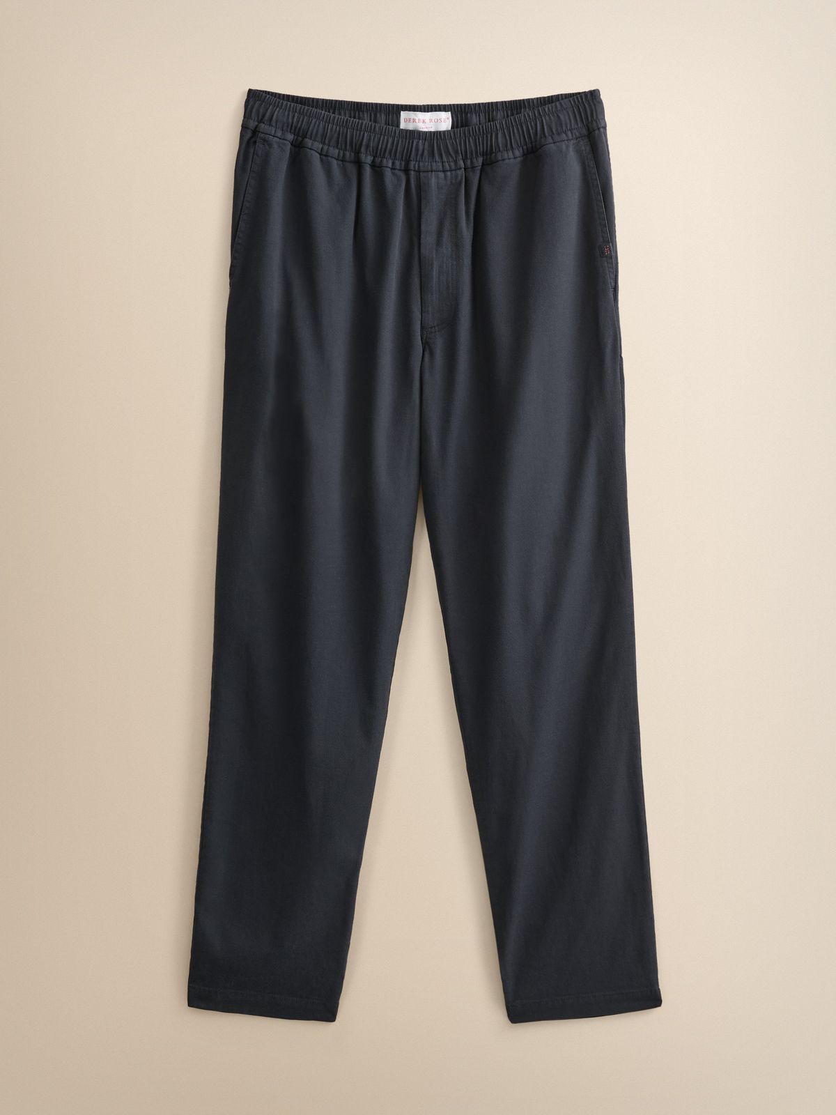 Harris Cotton Blend Trousers Navy Blue