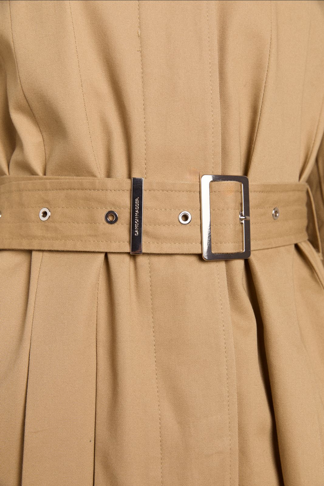 Sofia Pleated Trench - Light Stone