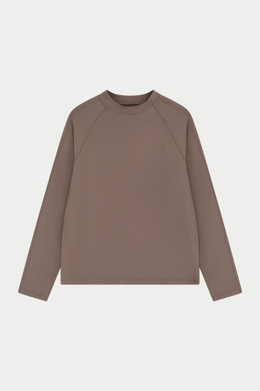 LONG SLEEVE TRAINING TOP - BROWN