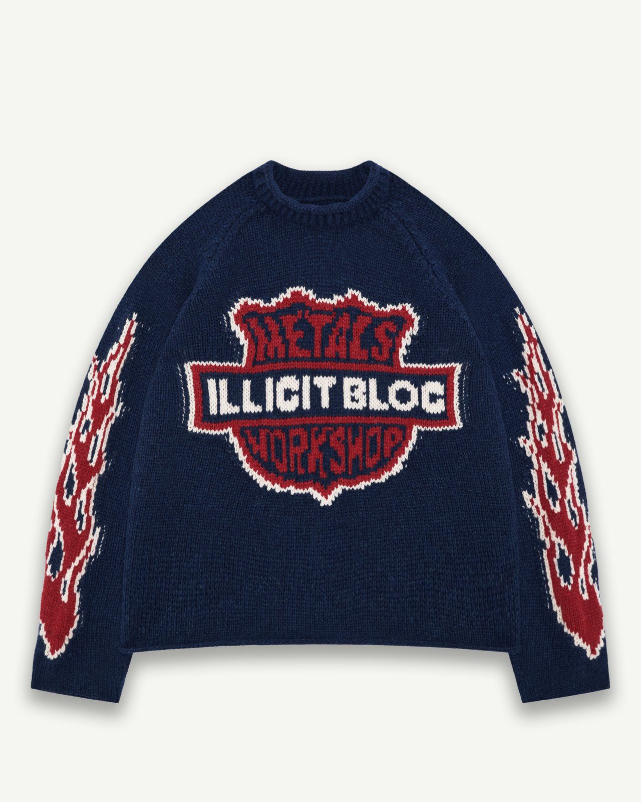 WORKSHOP ROLLNECK PULLOVER - NAVY