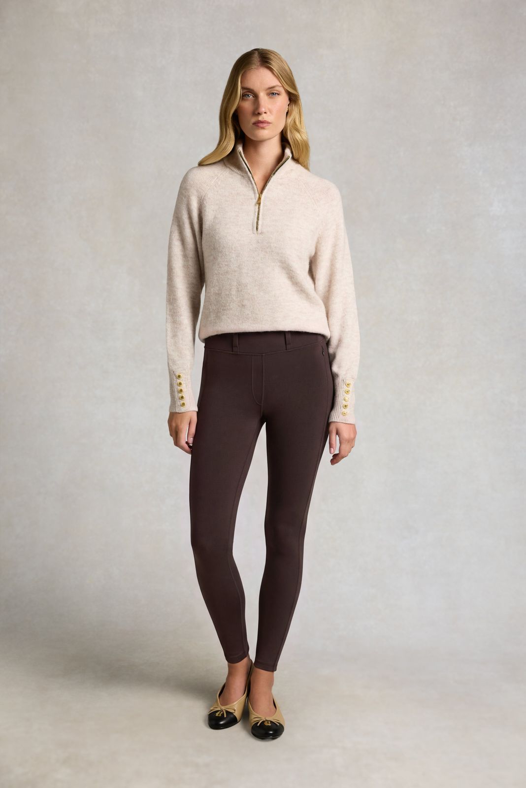 Charlton Contour Legging (Chocolate)