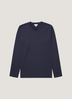 Men's Long Sleeve Riviera T-shirt in Navy
