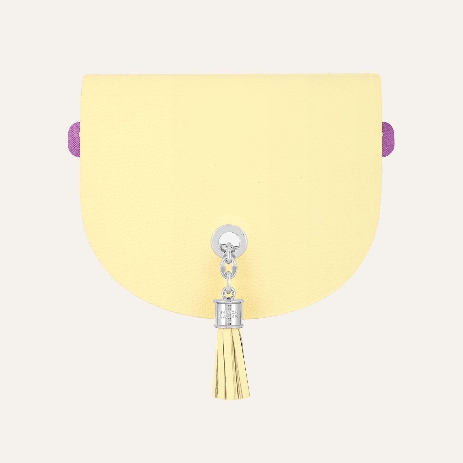 Flap Set Universal | Lemon Cream  with Silver hardware