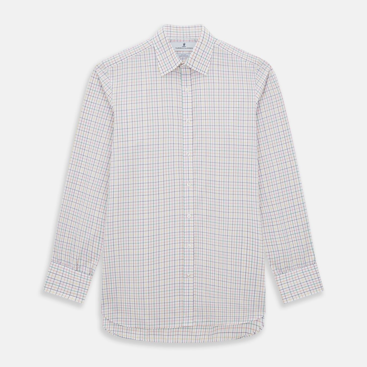 Rainbow Double Grid Check Mayfair Shirt