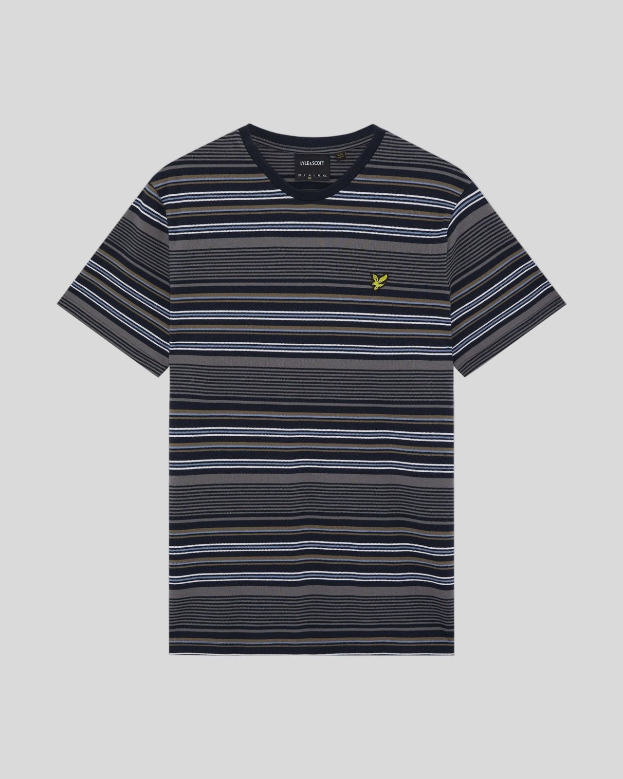 Multi Stripe Cotton T-Shirt