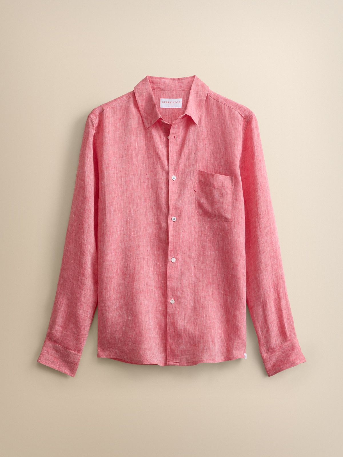 Monaco Linen Shirt Red