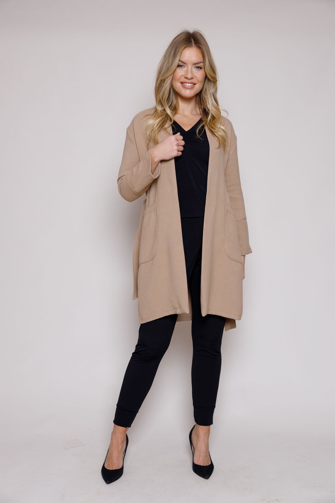 Gretchen Belted Knee Length Jacket