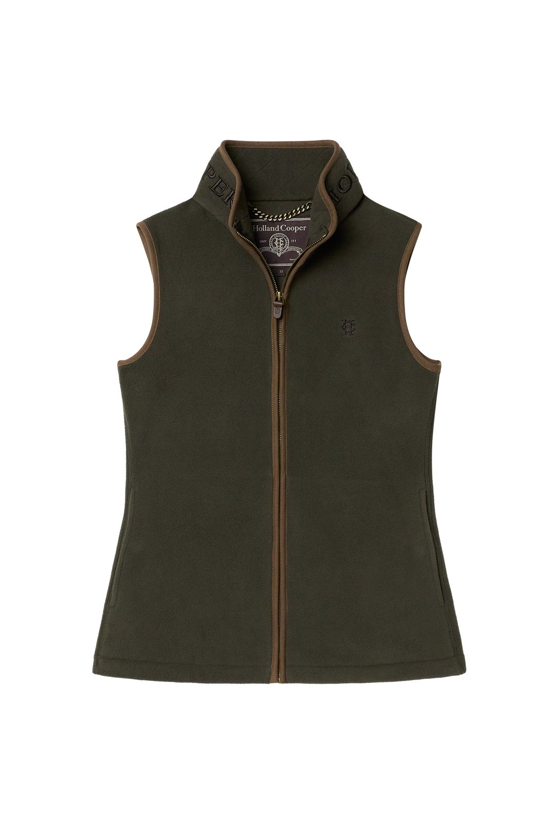 Country Fleece Gilet (khaki Canvas)