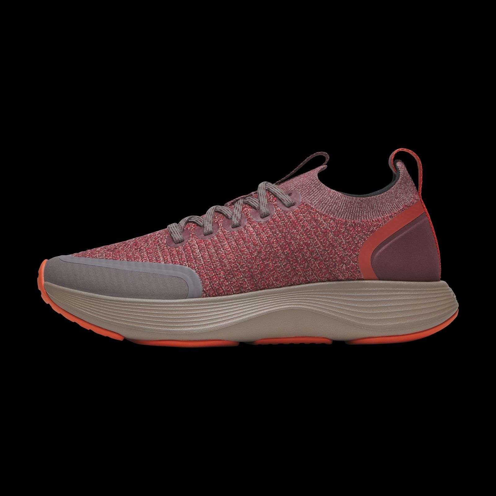 Men's Strider - Warm Red (Mushroom Sole)