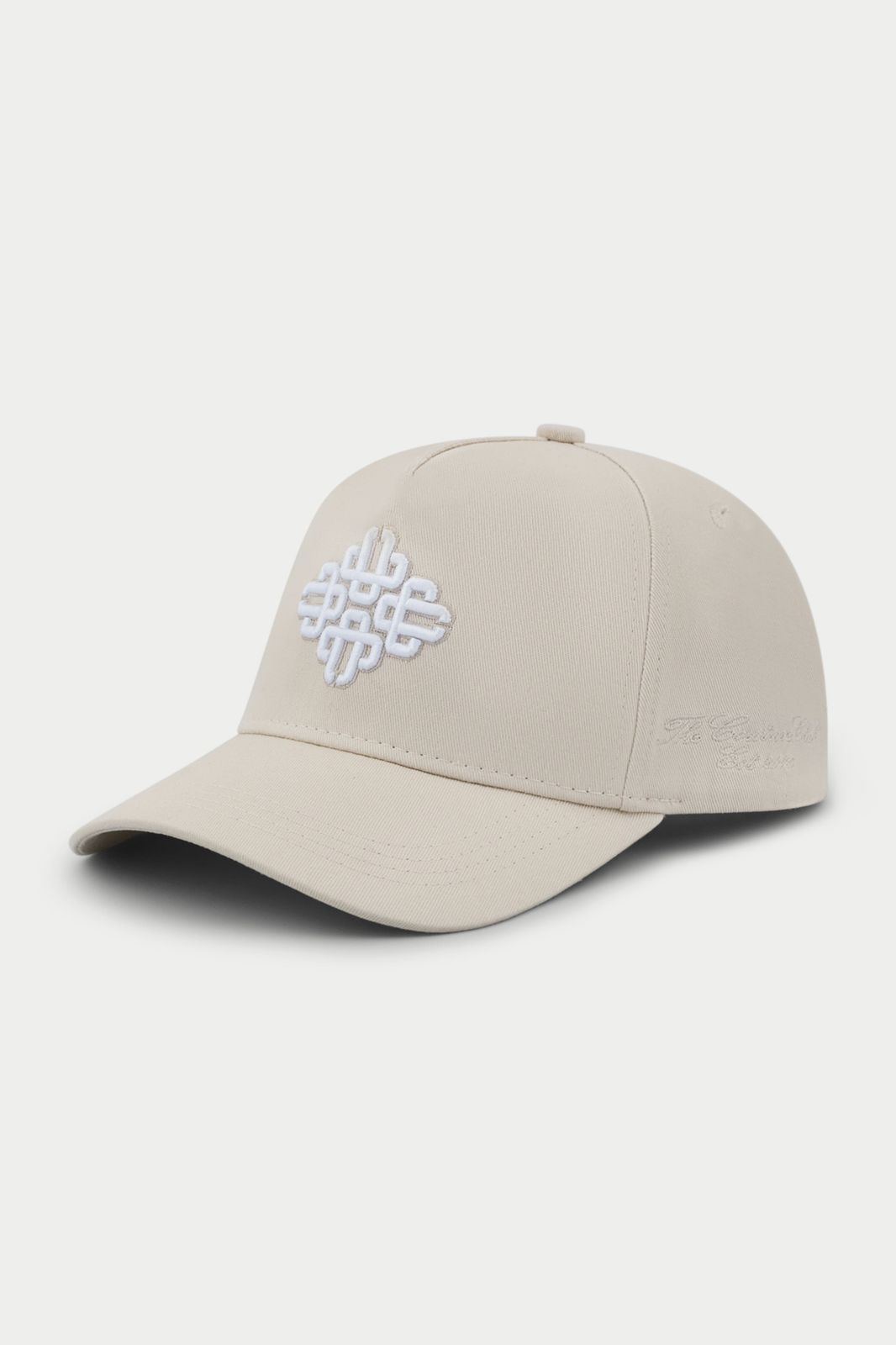 EMBLEM EMBROIDERY CAP - BEIGE
