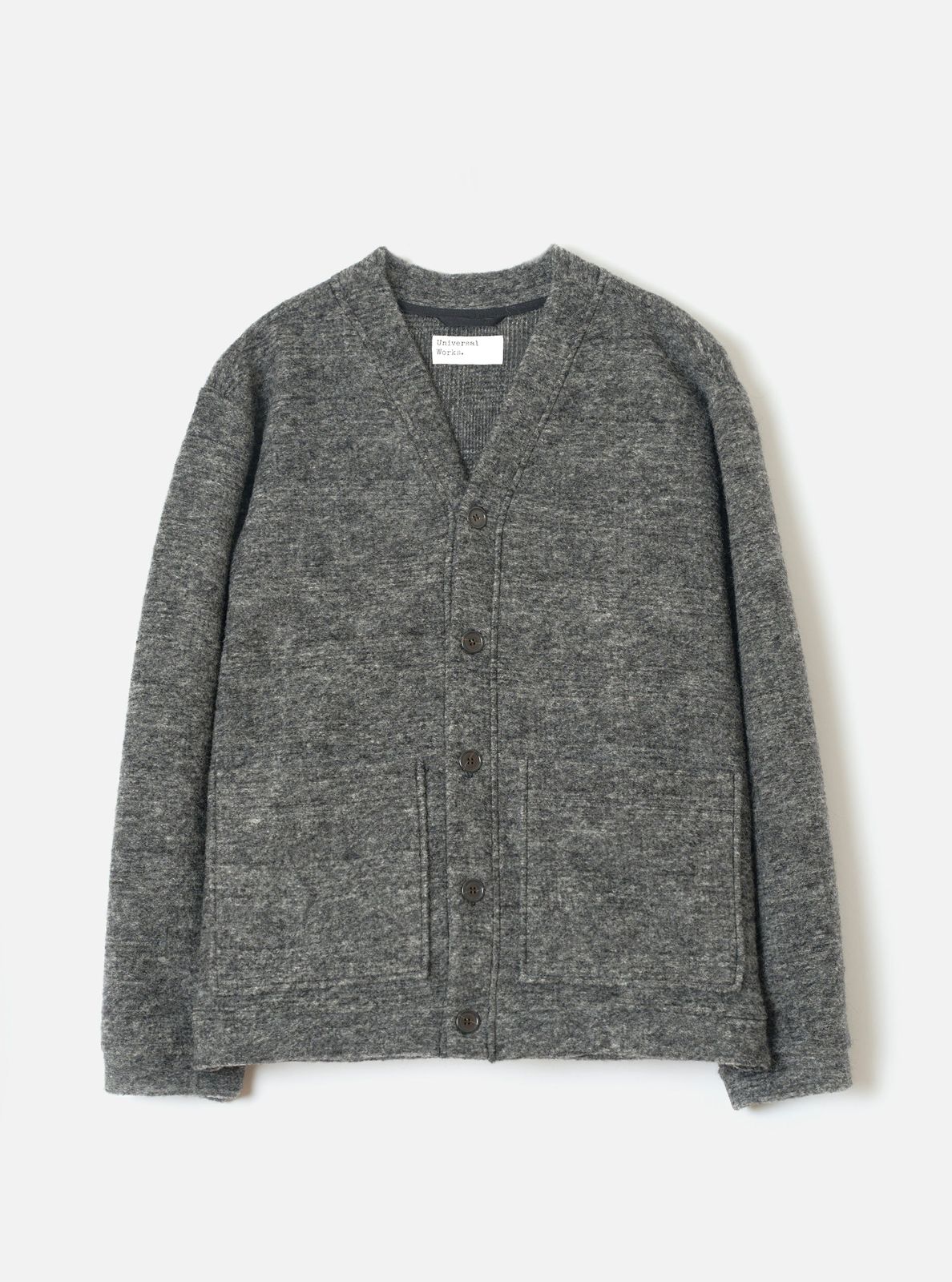 Grey Marl Wool Mix Knit Advance Cardigan