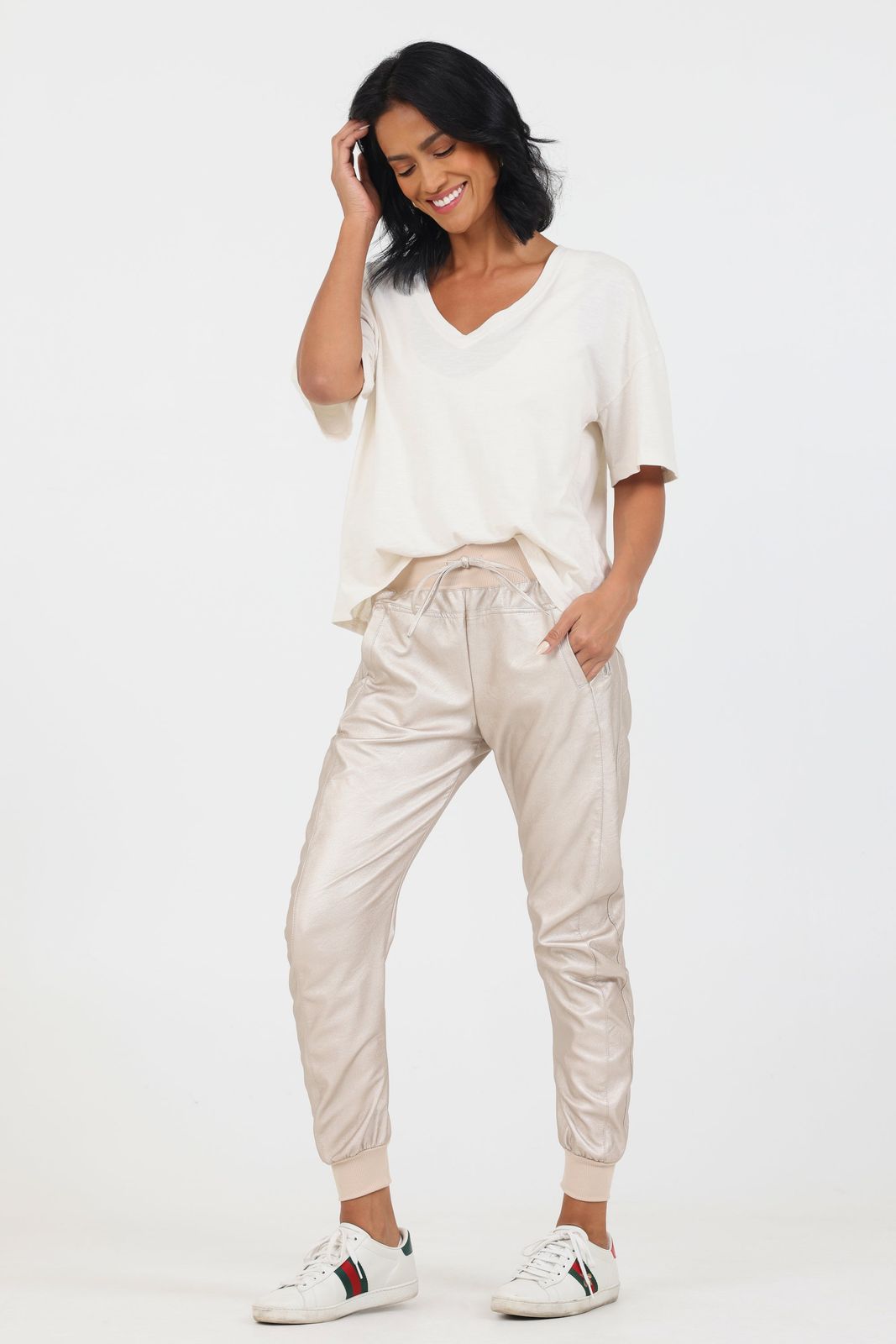 15V 8 Faux Leather Ultimate Joggers