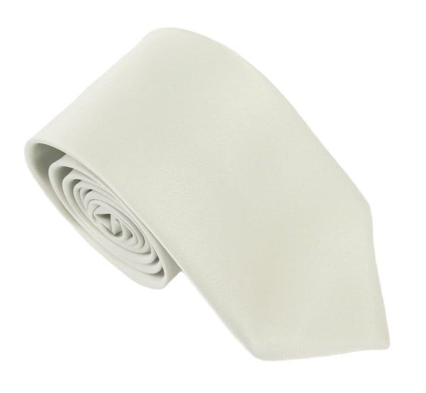 Willow Green Satin Wedding Tie By Van Buck