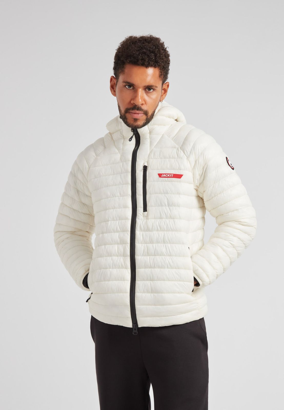 SATEL1TE Hooded Jacket 2.0 Vintage White