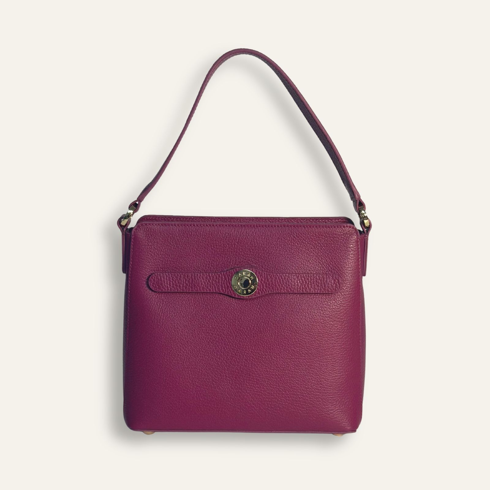 Preloved Rosa Handbag | Cheri with Gold hardware