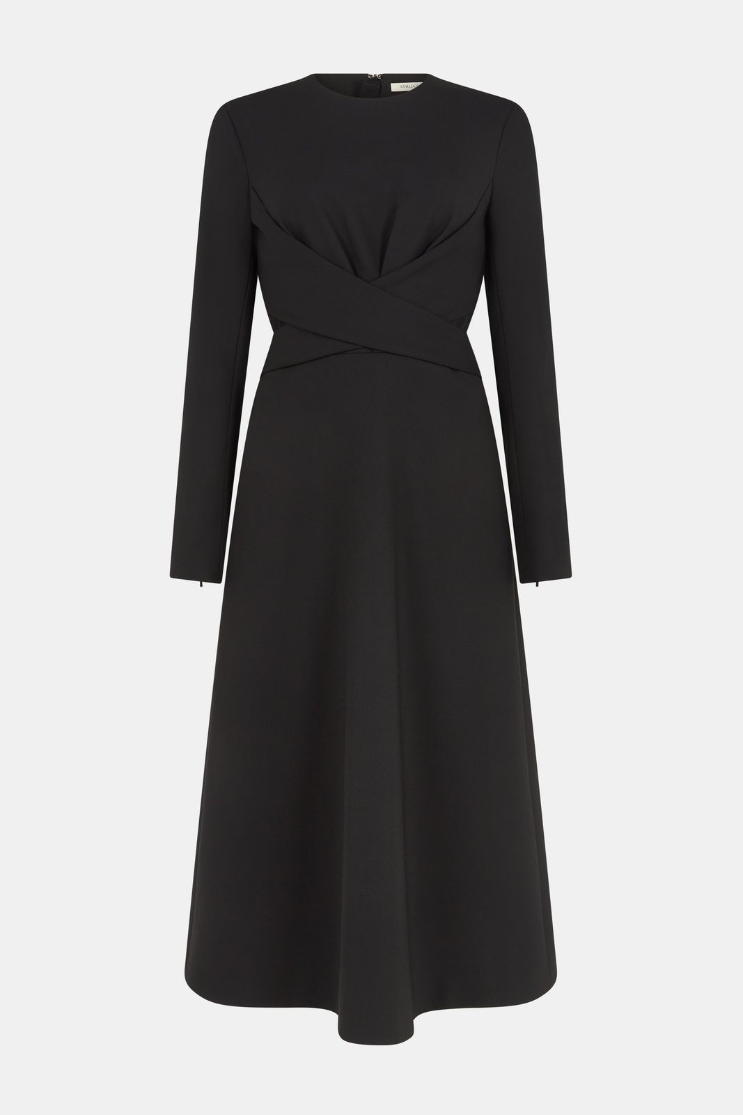 Elta Dress in Black Summer Wool