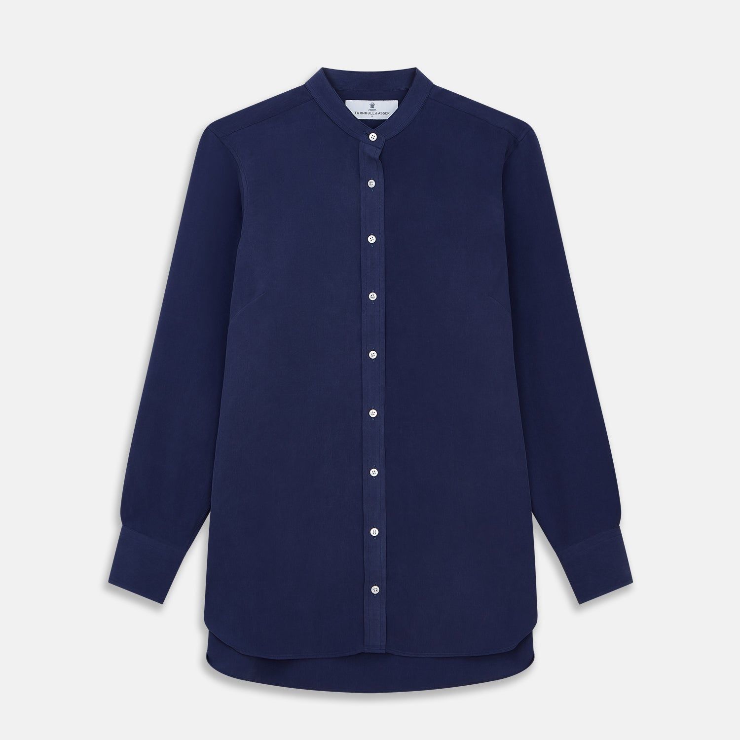 Blue Soft-touch Silk Lauren Shirt