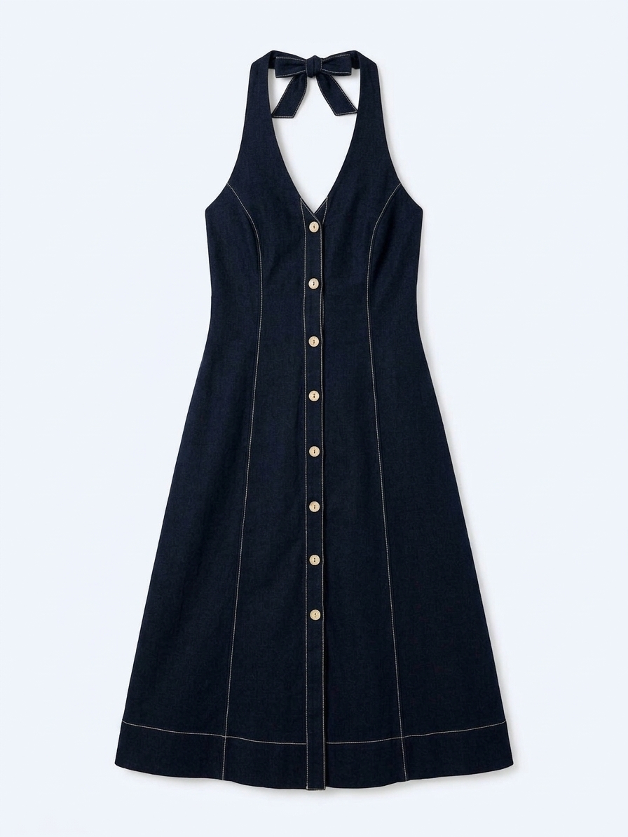 Octavia Dress In Navy