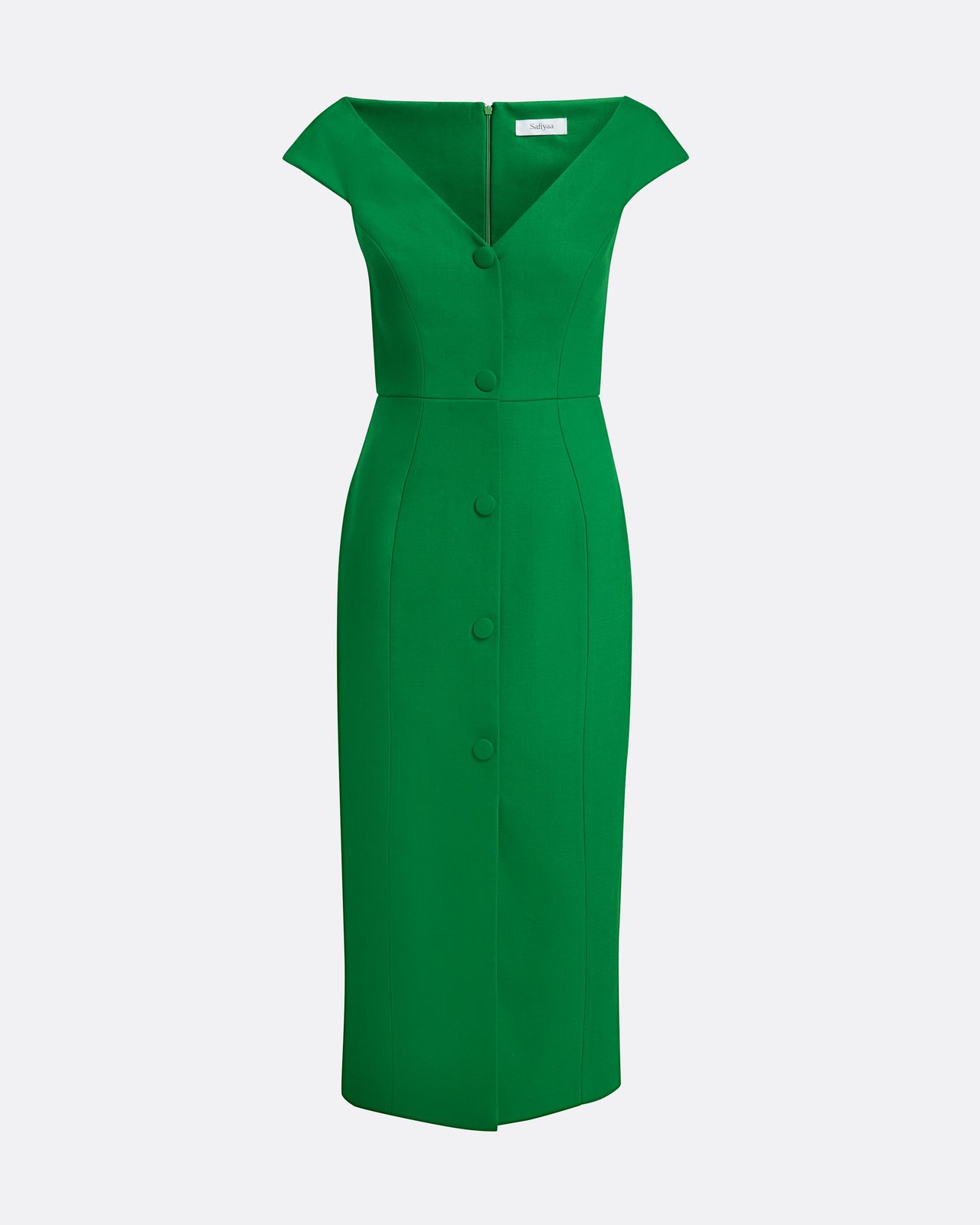 Klea Midi Dress In Blade Green