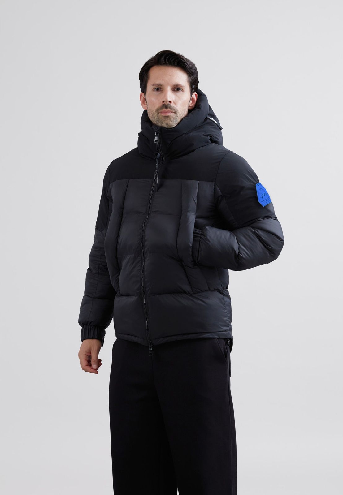 Luna Lightweight Puffer Jacket Black