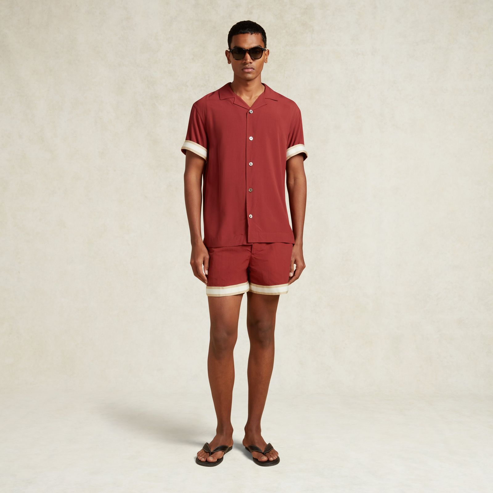VALBONNE ECOVERO™ SIGNATURE SHIRT - MERLOT
