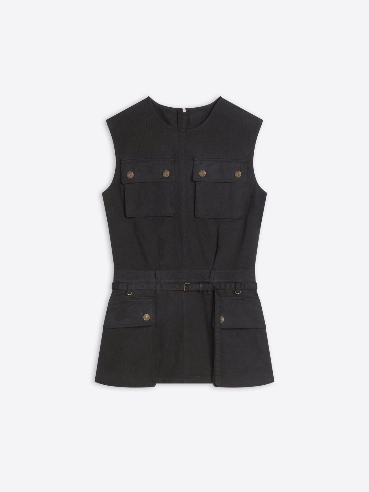 Overdyed utility top