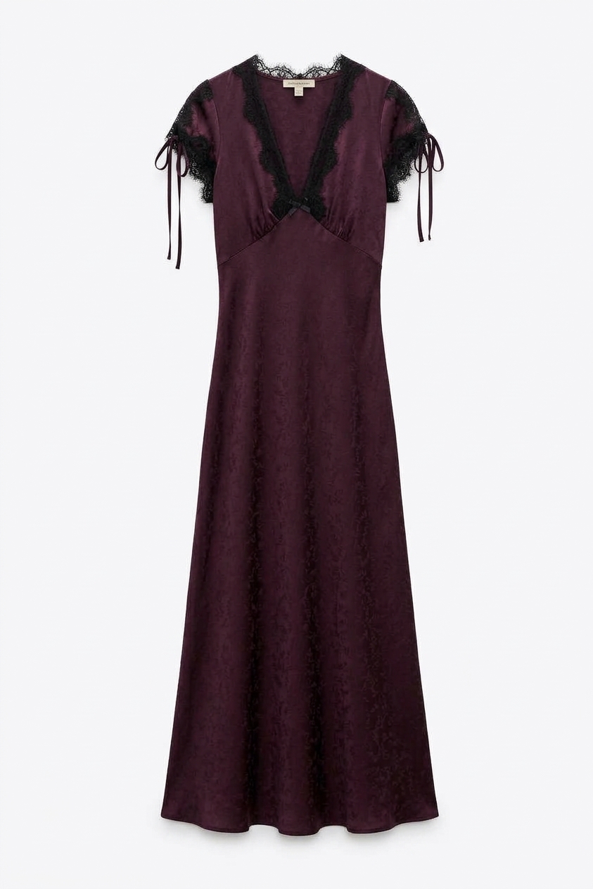 Fern - Floral Trail Jacquard Wine