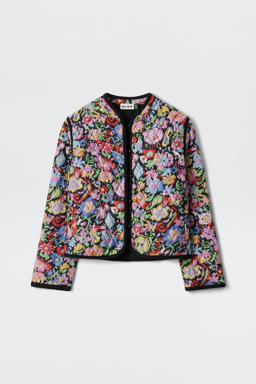 Lyanne - Ikat Bloom Charcoal