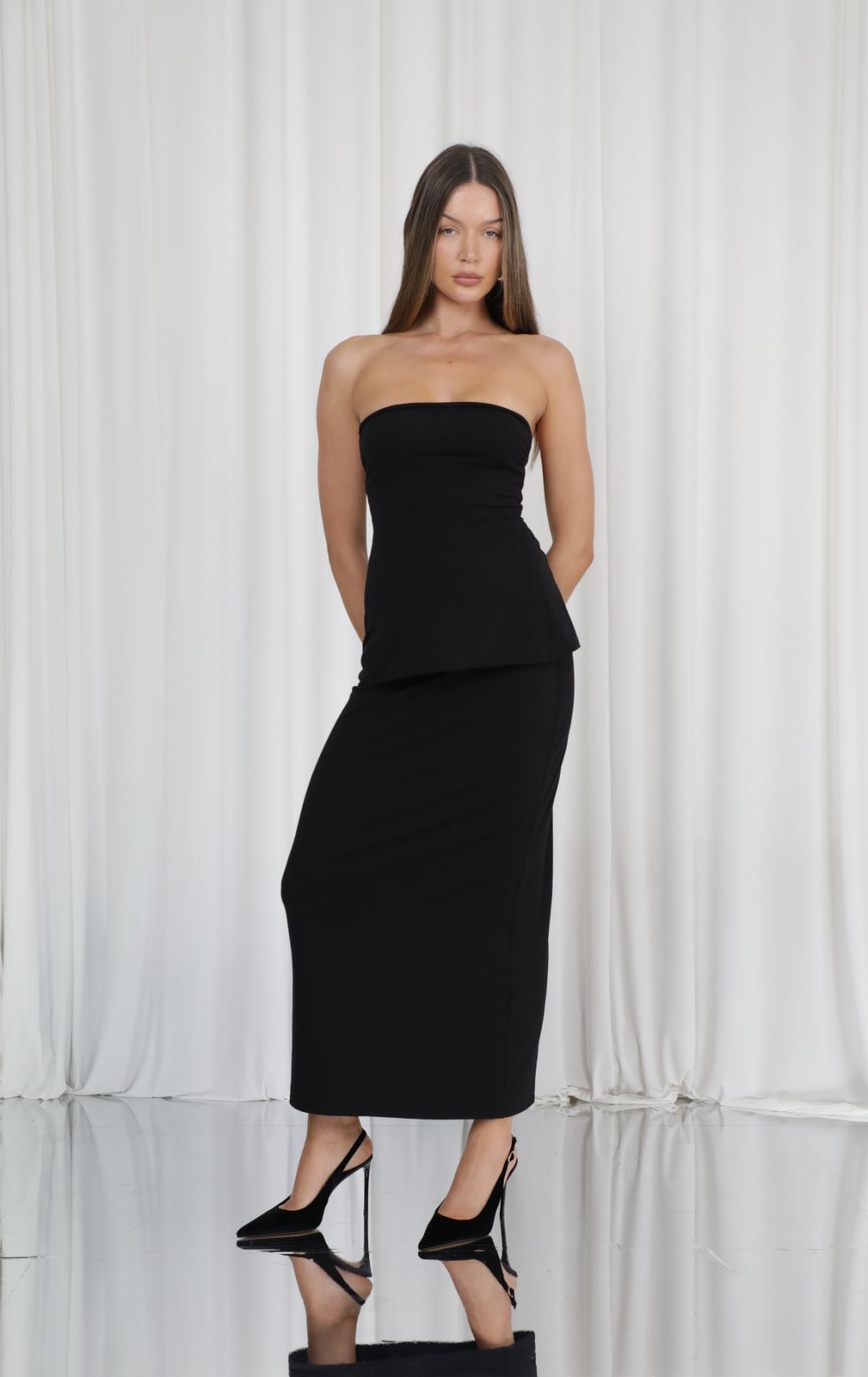 Sloane Column Maxi Skirt