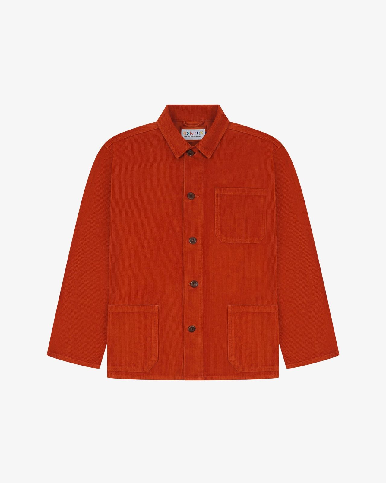 3001 Cord overshirt - rust