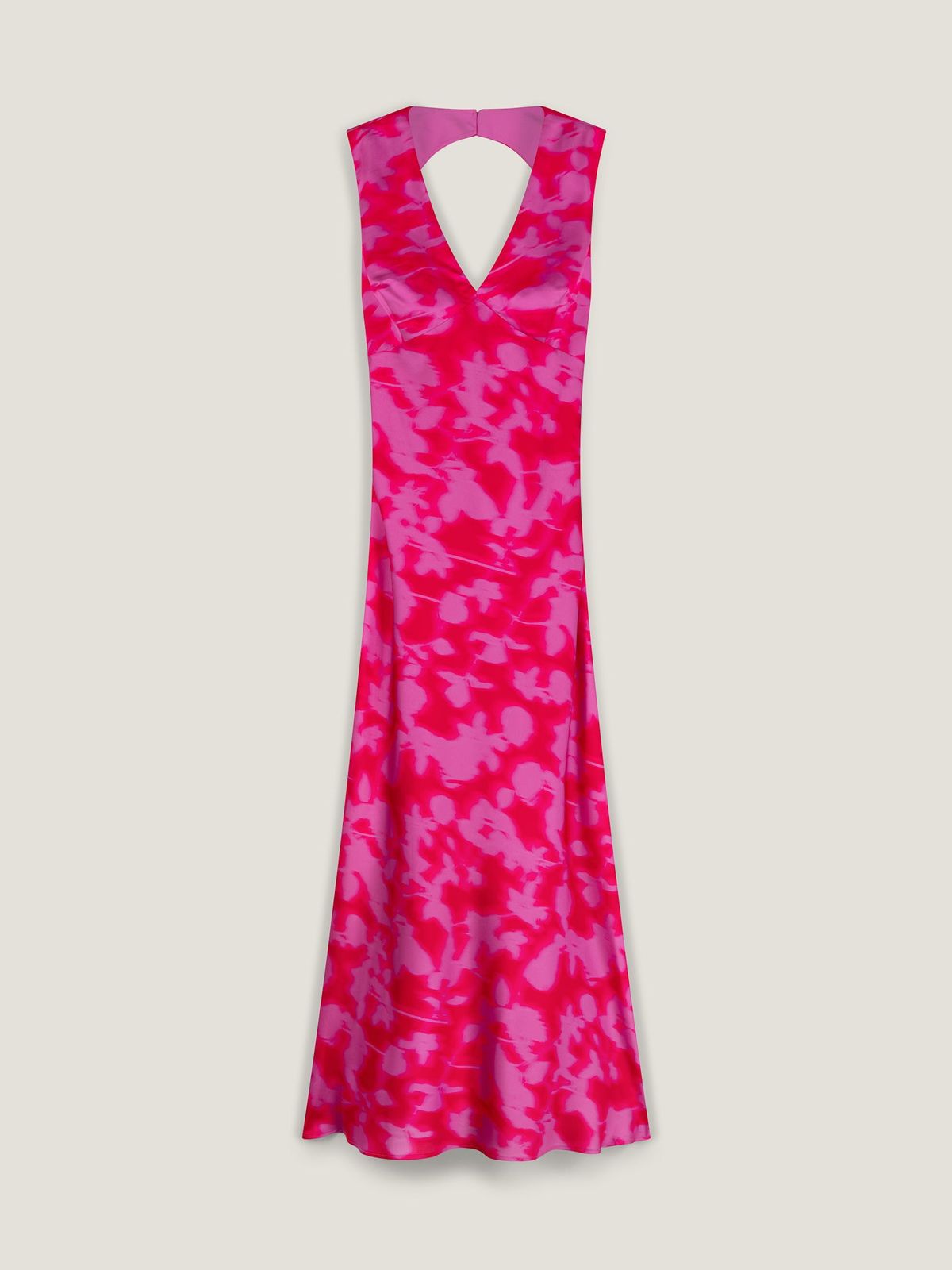 Nova Dress In Blurred Floral Magenta