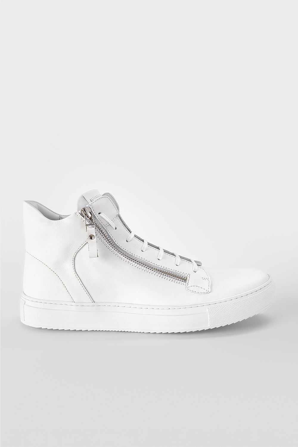 SOHO white-whisper high sneakers.