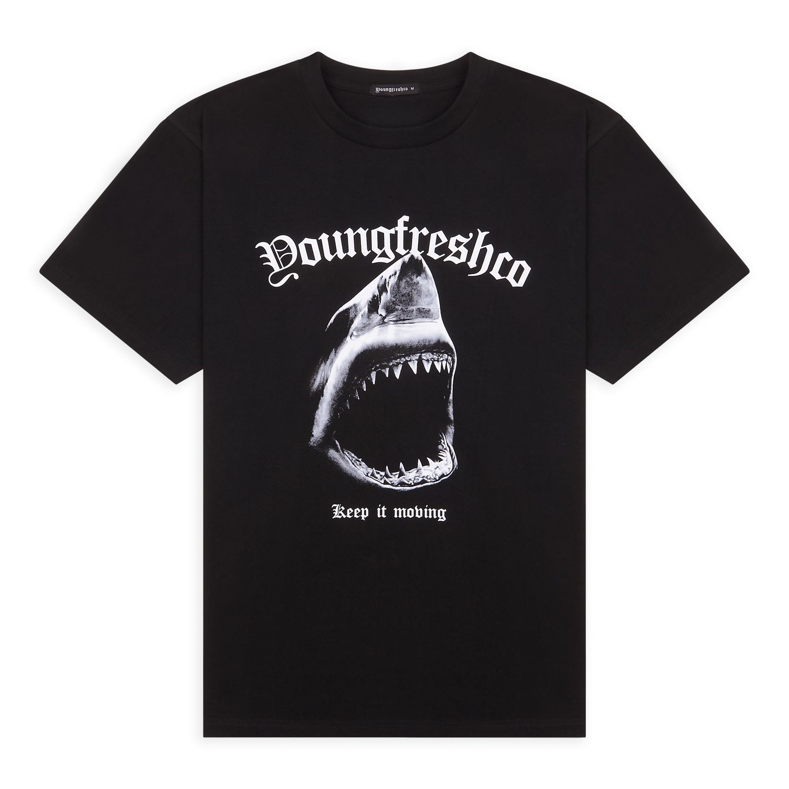 Youngfreshco Shark Logo T-Shirt