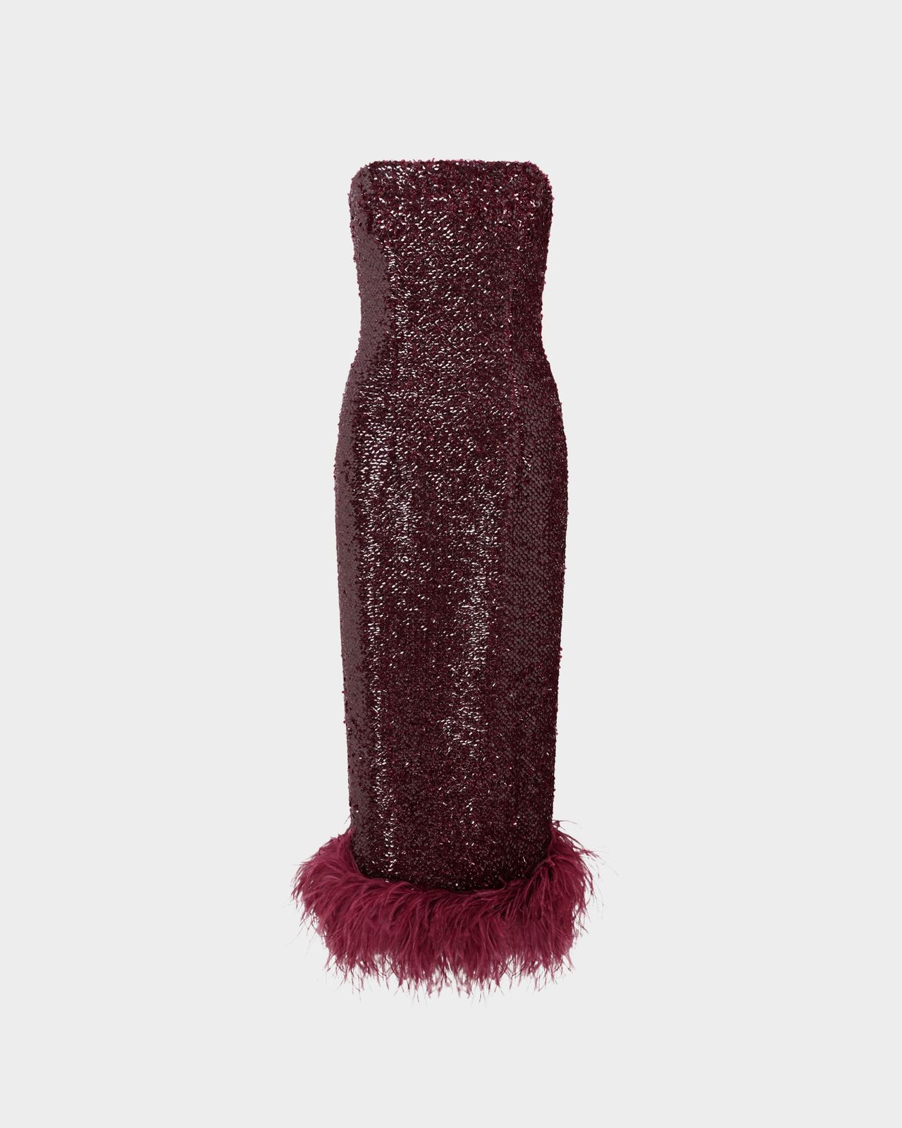 Minelli Midi Dress in Textured Sequin