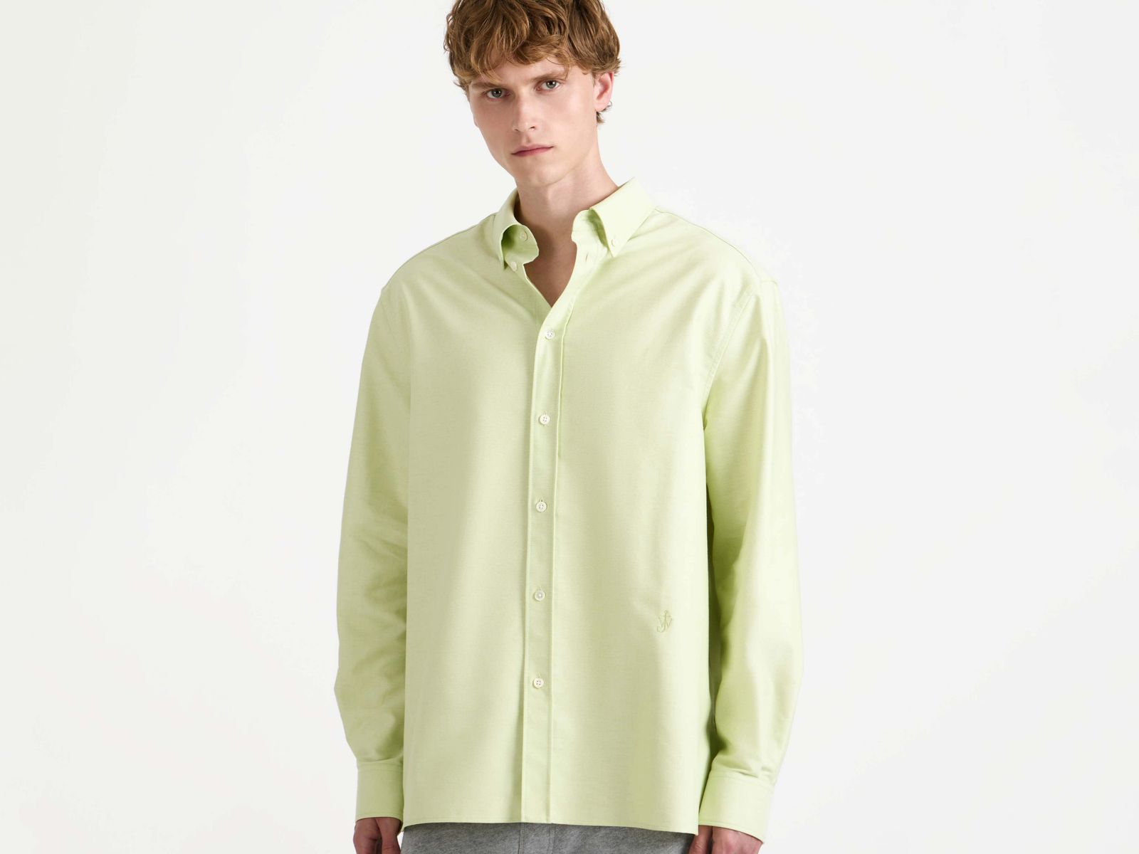 MENS CLASSIC SHIRT IN LIME