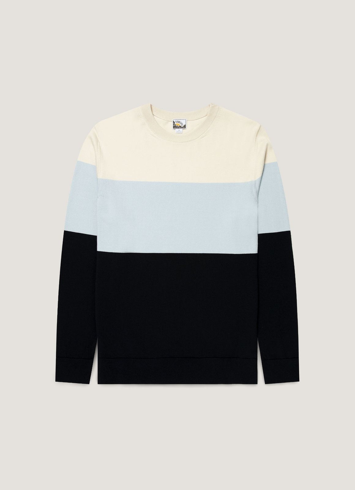 Men's Sunspel x Paul Weller Jumper in Vintage Blue