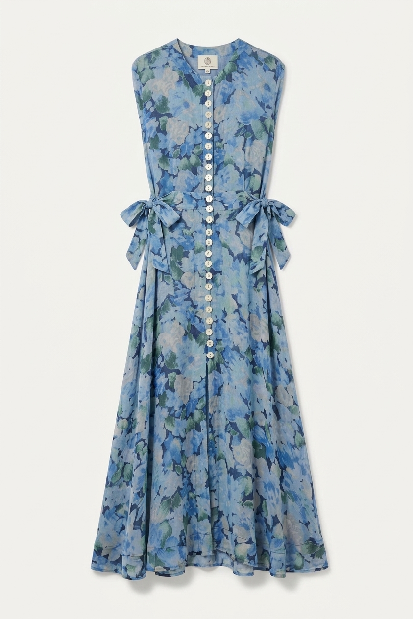 Novara Dress Chelsea Floral Blue