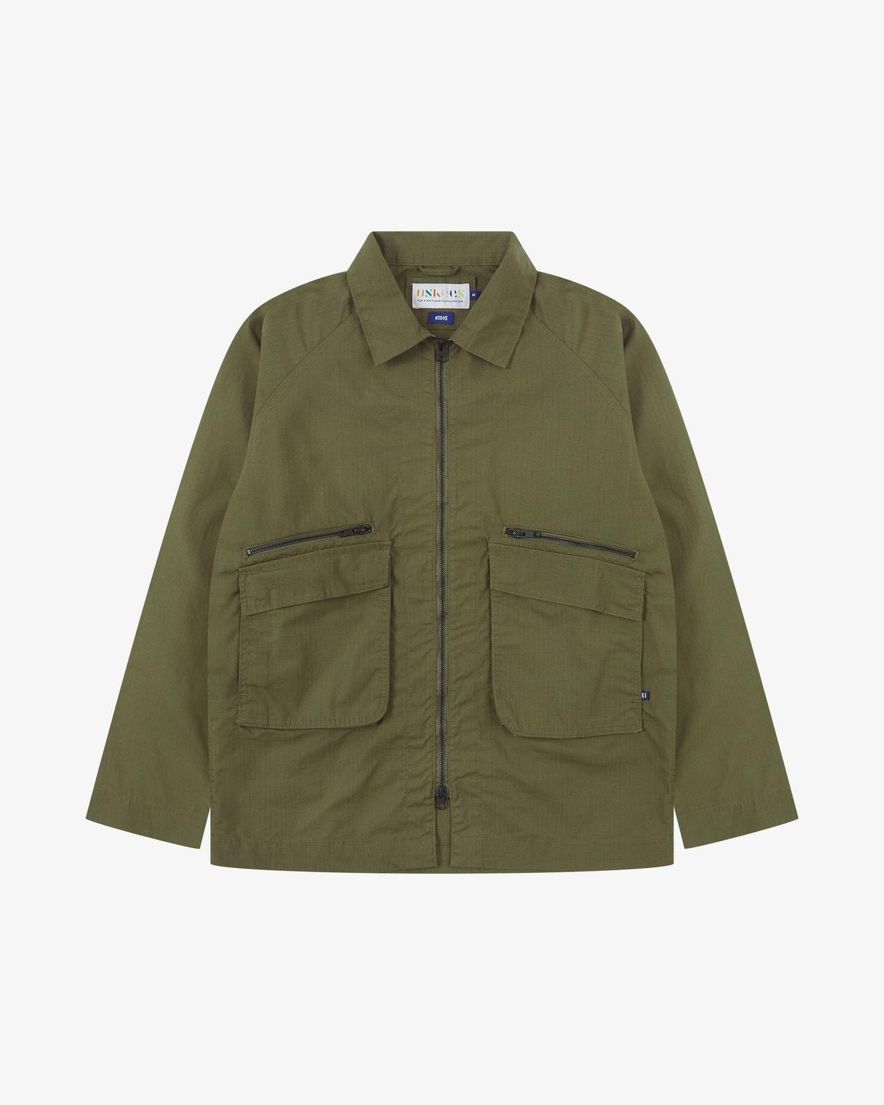 3045 Ripstop field jacket - Previous Dye Batch - Ivy Green