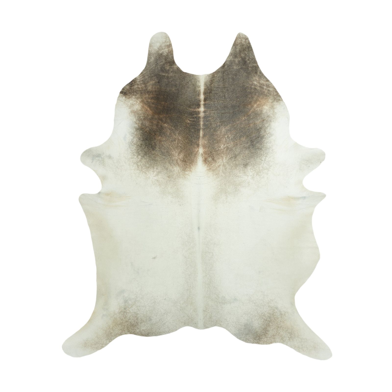 Cowhide Rug - Exotic Mottled Grey (260cm x 220cm)