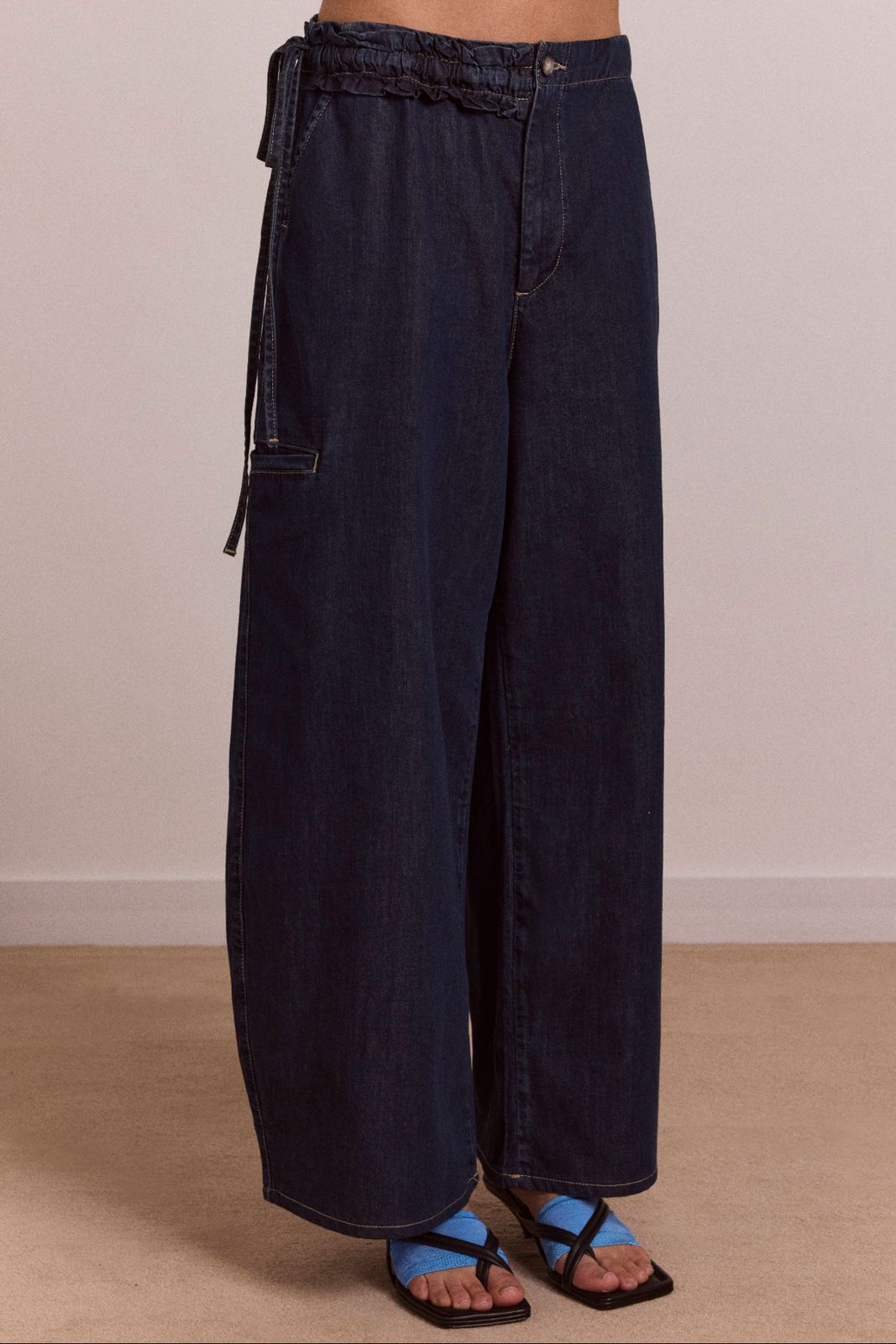 Straight Leg Augusta Jeans - Dark Indigo