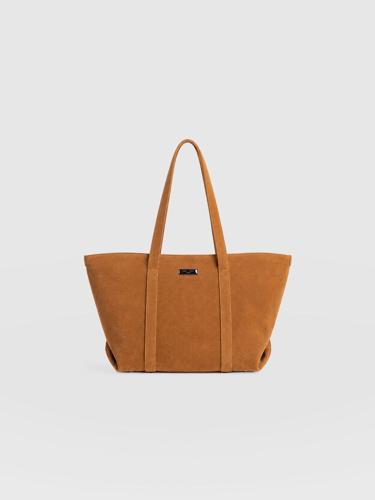 Kara Shopper Bag - Tan Suede