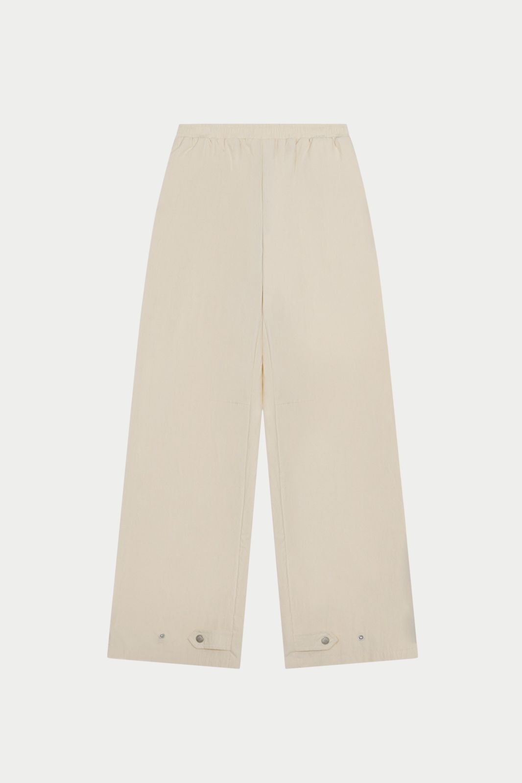 BARREL LEG SHELL TROUSERS - ECRU
