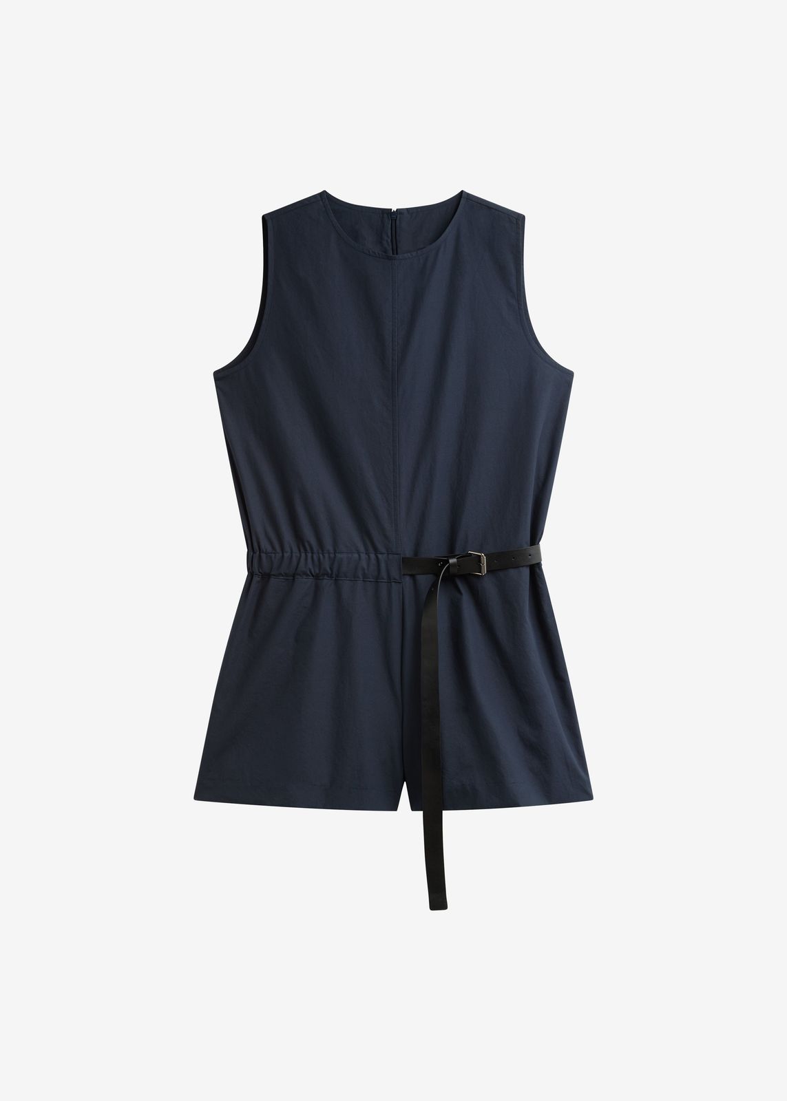 Naxos Belted Romper - Navy
