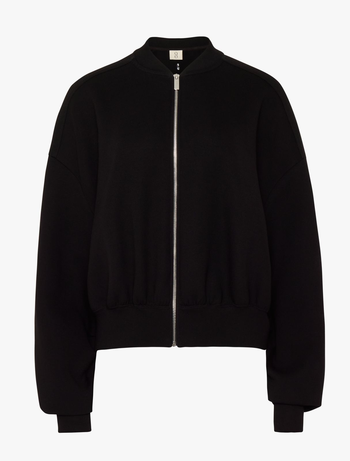 Classic Lounge Zip Jacket In Black