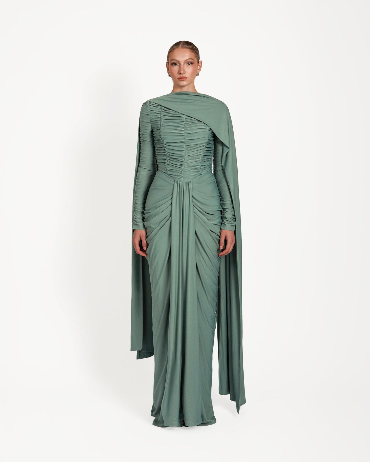 Kayreen Dress - Jade Green