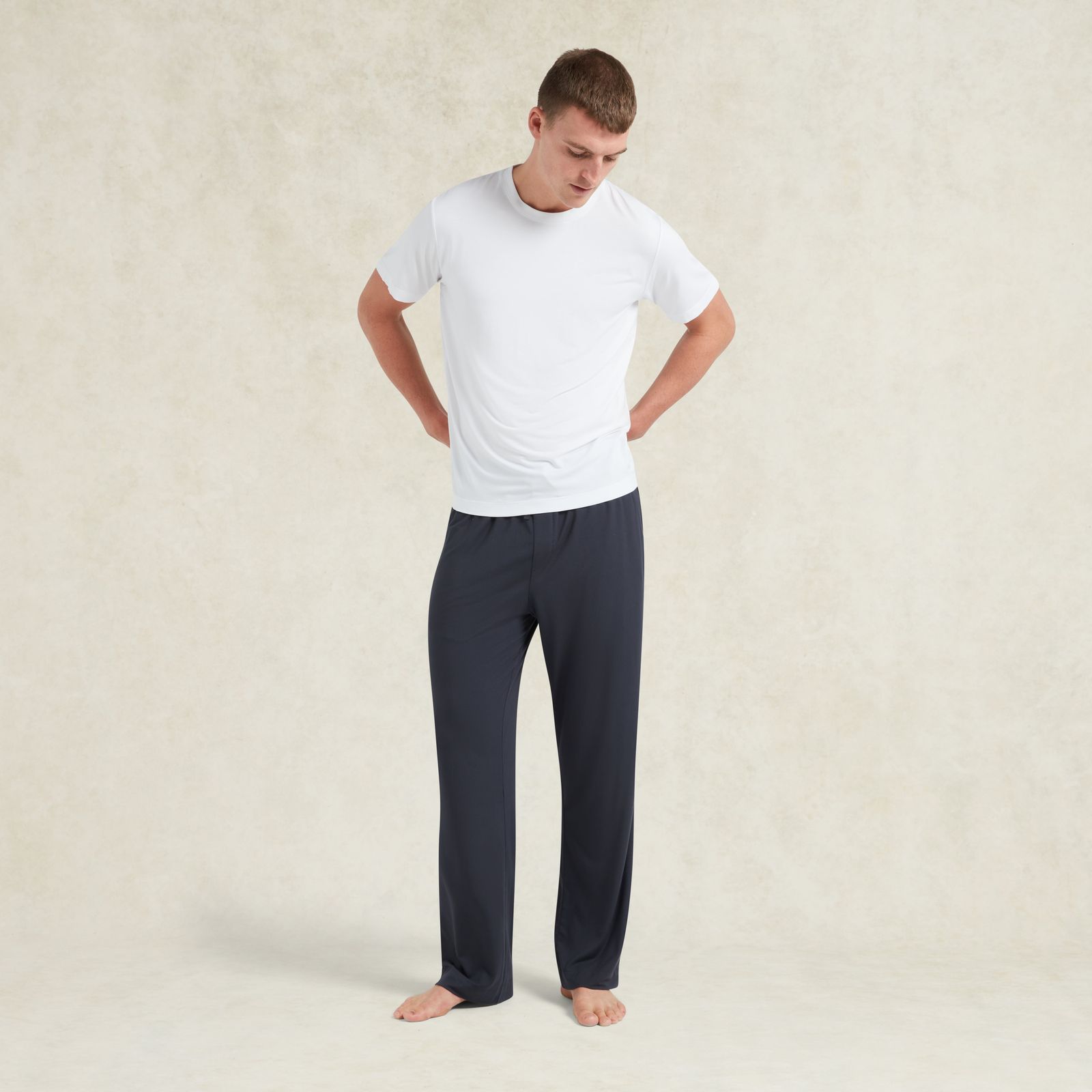 Mid-weight TENCEL™ Modal Lounge Tee - White