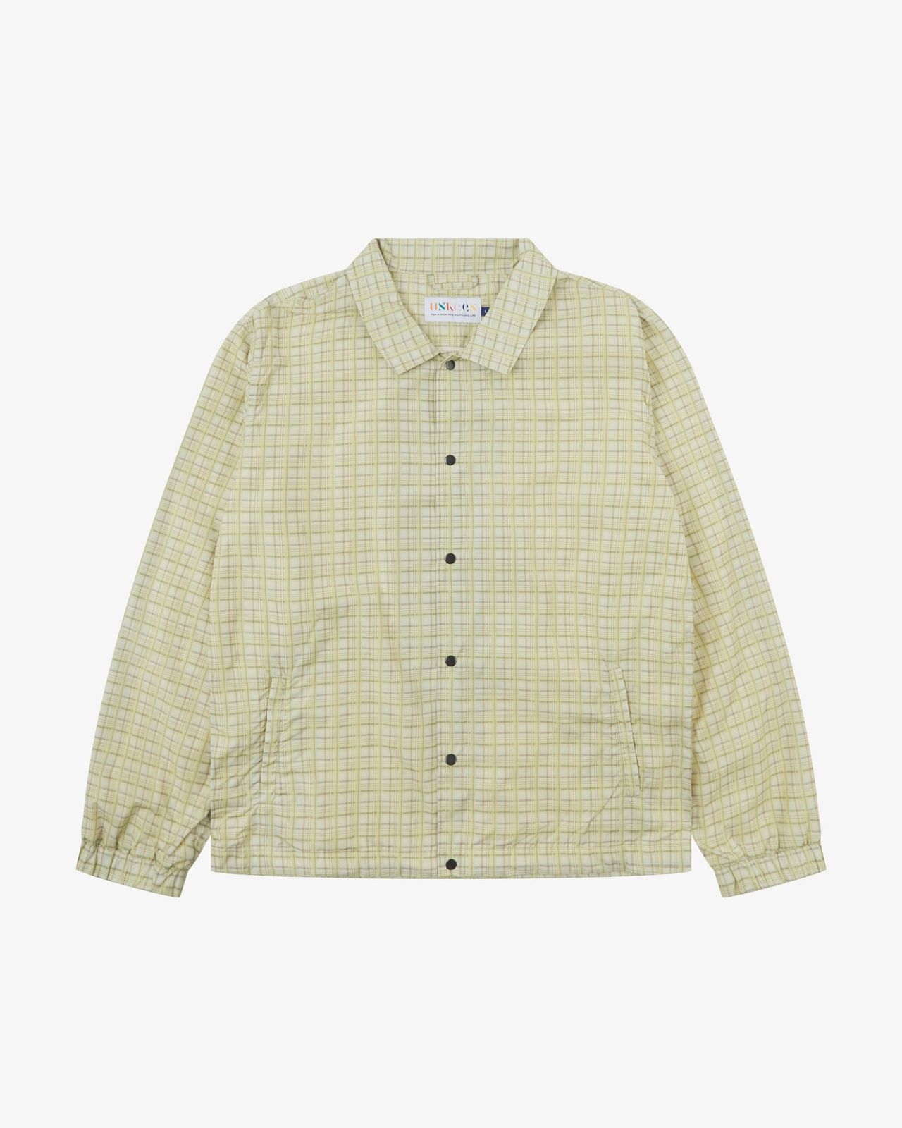 3052 Coach Jacket - Pastel Yellow Check