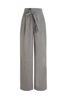 FOLD - Pantalon à plis en laine Super 110's