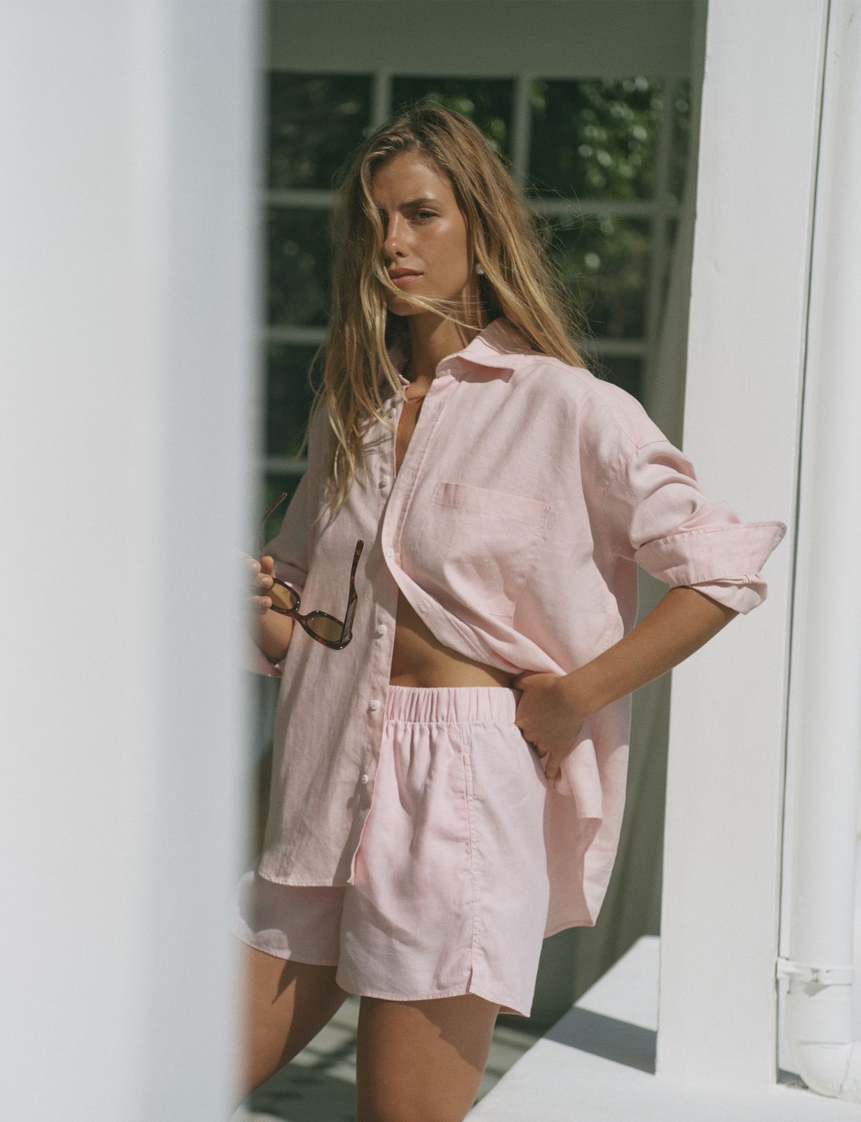 The Set: Hemp Blush Pink Shirt & Boxer