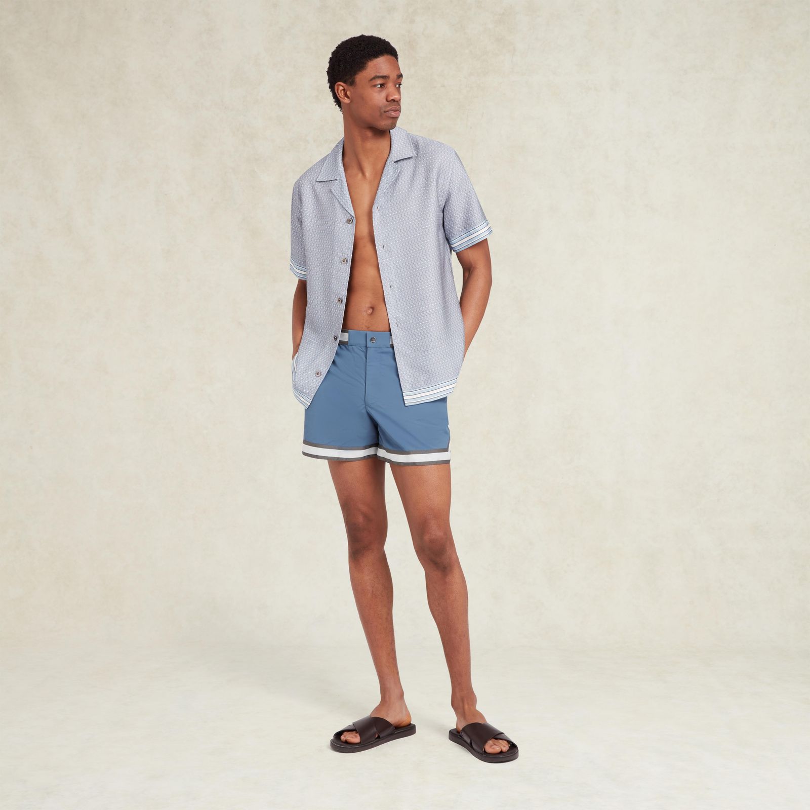 Recycled Nylon Baller Swimshort - Dark Blue